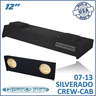 GS-TCHV212B subwoofer enclosure for Fits 07–13 Chevy Silverado Crew Cab