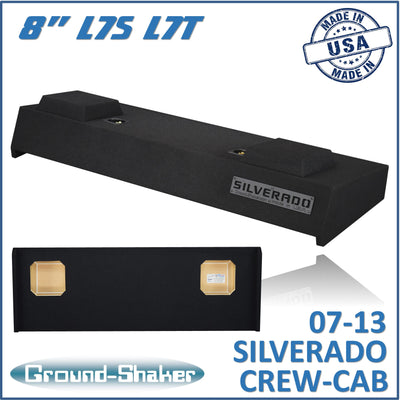 GS-TCHVKK28B subwoofer enclosure for Fits 07–13 Chevy Silverado Crew Cab