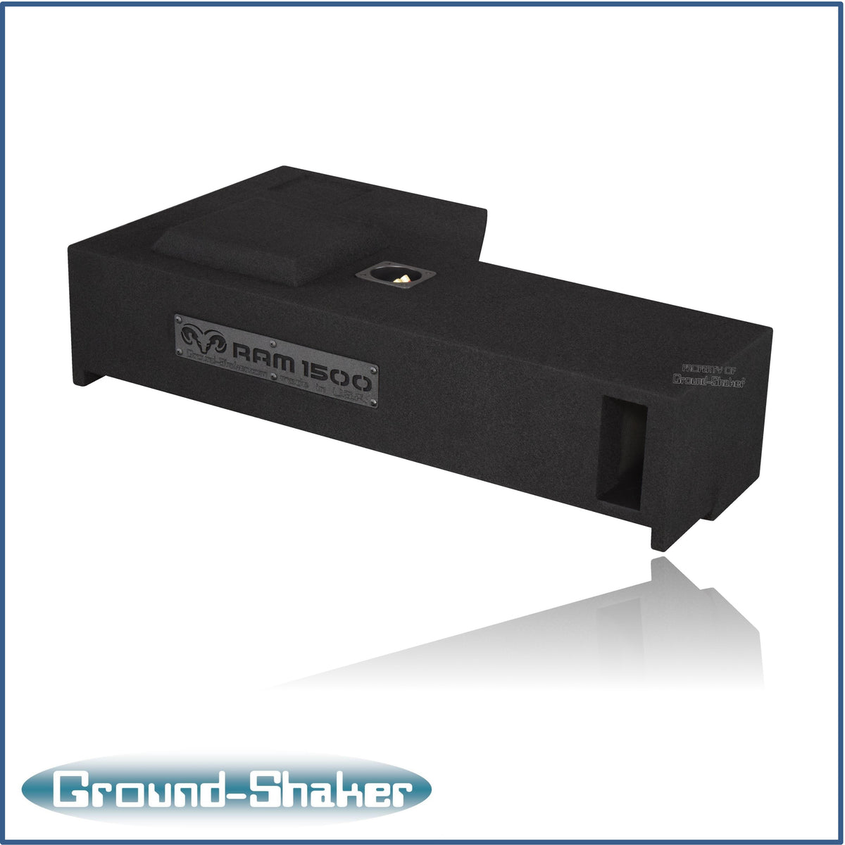 Ground Shaker GS-TDGP112B subwoofer enclosure for Fits 19–26 Dodge Ram 1500 Crew Cab