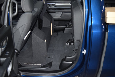 Ground Shaker GS-TDGTW3P110B subwoofer enclosure for Fits 19–26 Dodge Ram 1500 Crew Cab