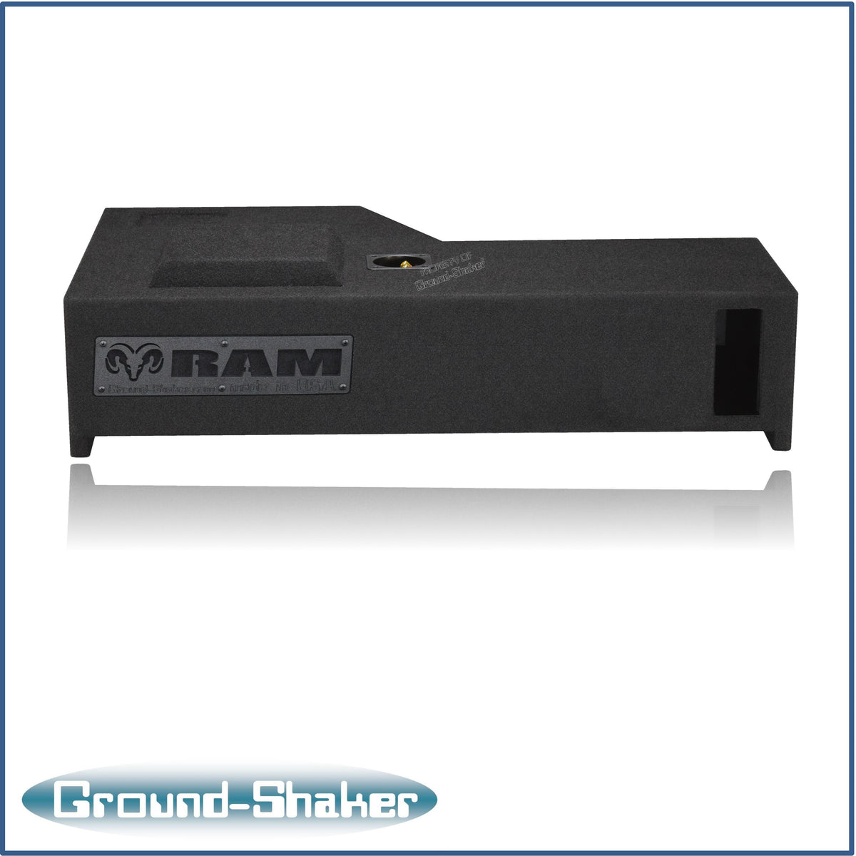 Ground Shaker GS-TDGTW3P110B subwoofer enclosure for Fits 19–26 Dodge Ram 1500 Crew Cab