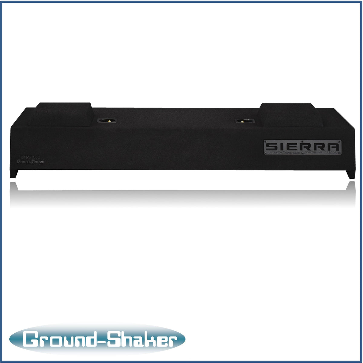 Ground Shaker GS-TGM212B subwoofer enclosure for Fits 07–13 GMC Sierra Crew Cab