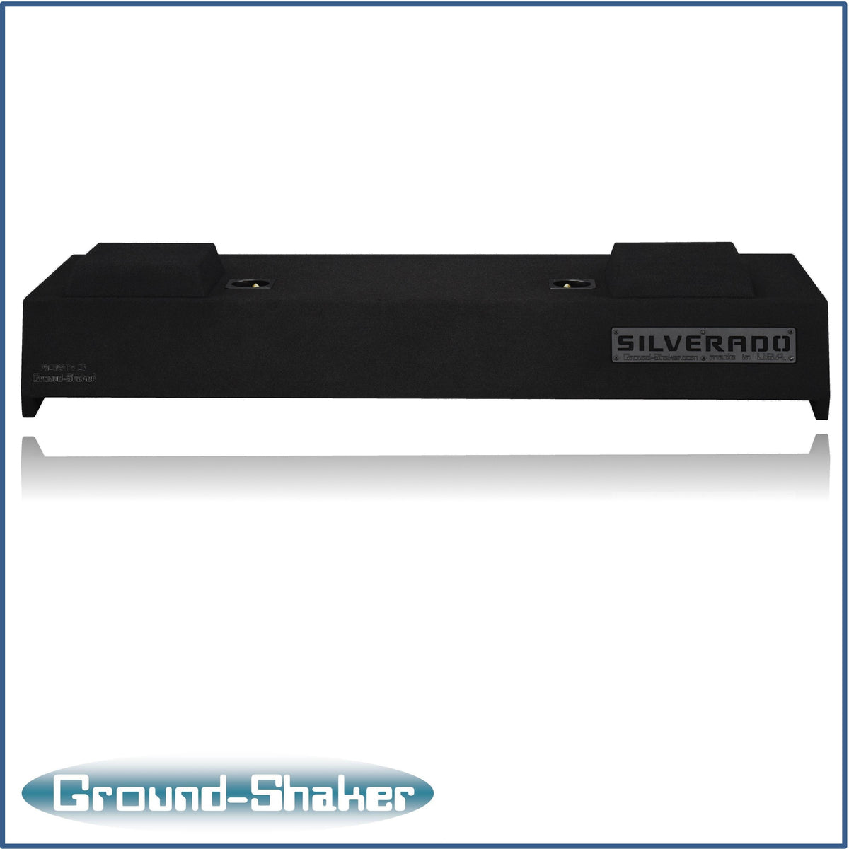 Ground Shaker GS-TGMKK28B subwoofer enclosure for Fits 07–13 GMC Sierra Crew Cab