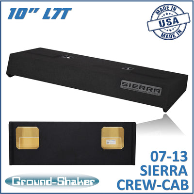 Ground Shaker GS-TGML7T210B subwoofer enclosure for Fits 07–13 GMC Sierra Crew Cab