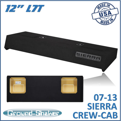 Ground Shaker GS-TGML7T212B subwoofer enclosure for Fits 07–13 GMC Sierra Crew Cab