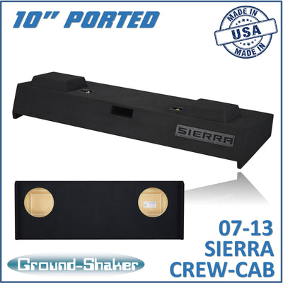 Ground Shaker GS-TGMP210B subwoofer enclosure for Fits 07–13 GMC Sierra Crew Cab