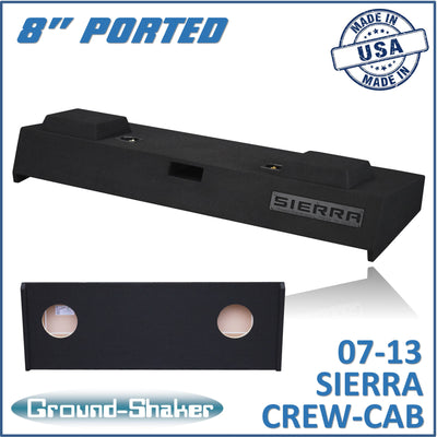 Ground Shaker GS-TGMP28B subwoofer enclosure for Fits 07–13 GMC Sierra Crew Cab