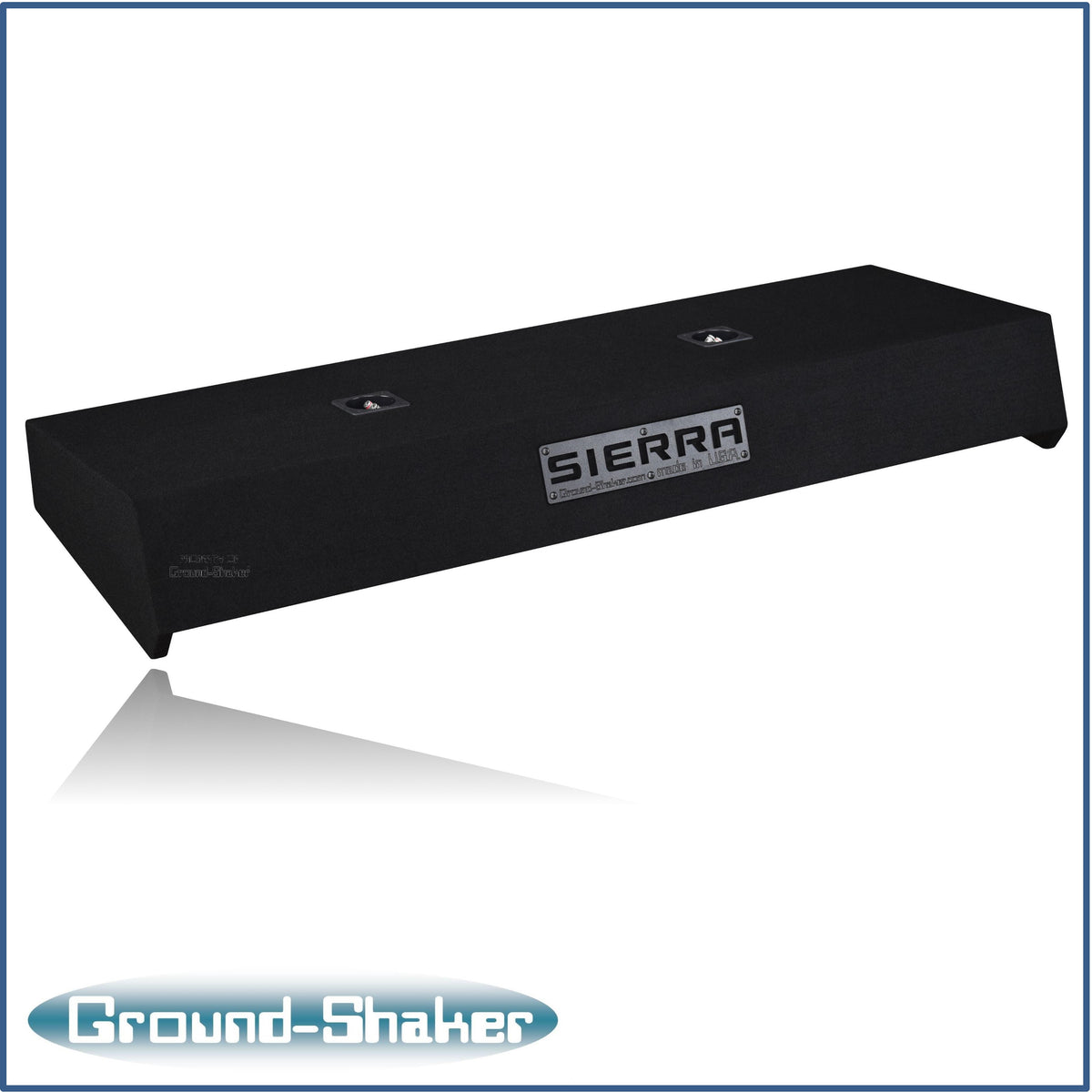 Ground Shaker GS-TGMTW3210B subwoofer enclosure for Fits 07–13 GMC Sierra Crew Cab