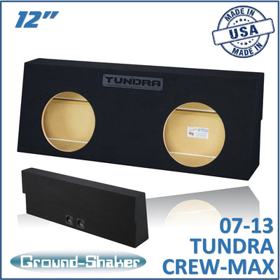 Ground Shaker GS-TOYCM212 subwoofer enclosure for Fits 07–13 Toyota Tundra CrewMax