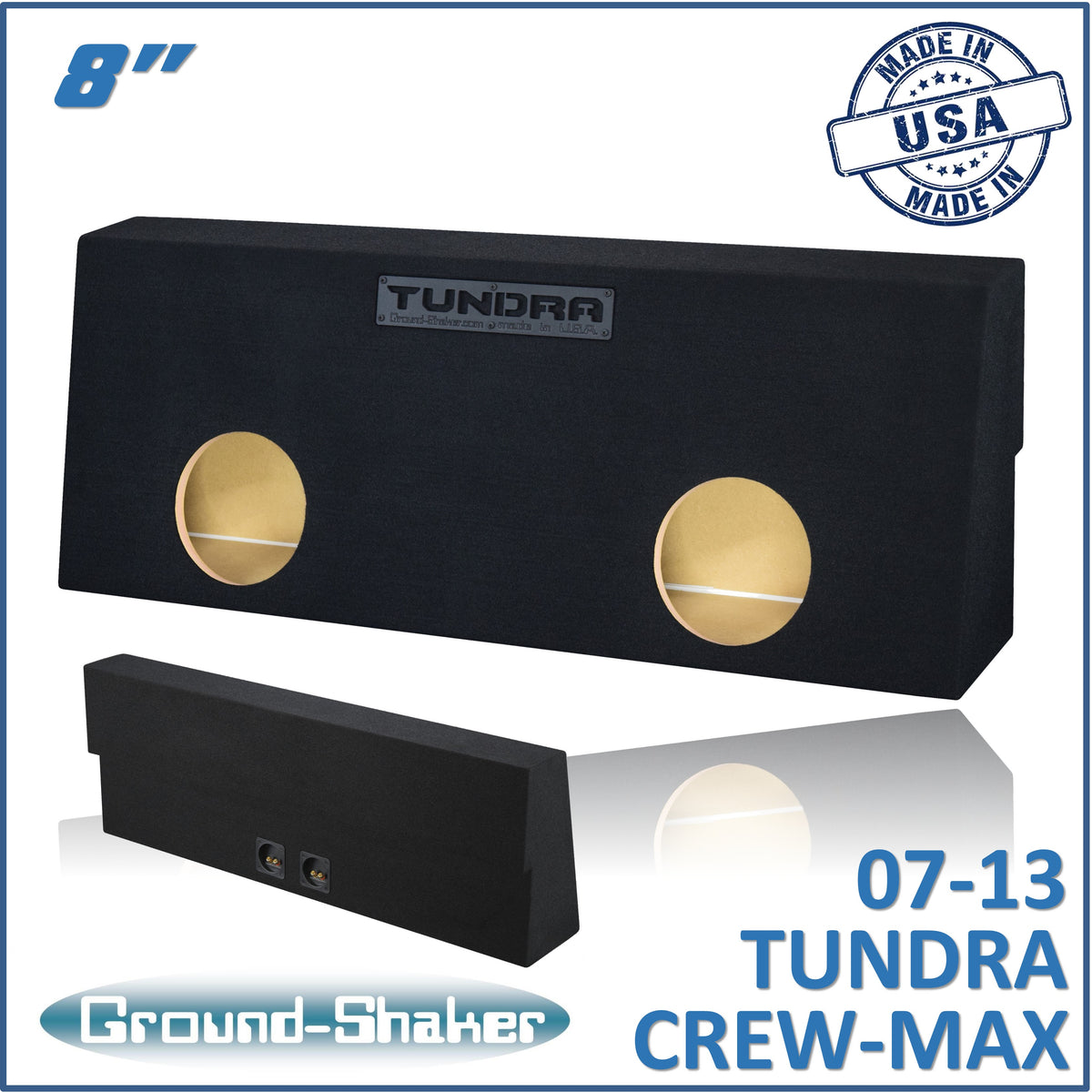 Ground Shaker GS-TOYCM28B subwoofer enclosure for Fits 07–13 Toyota Tundra CrewMax