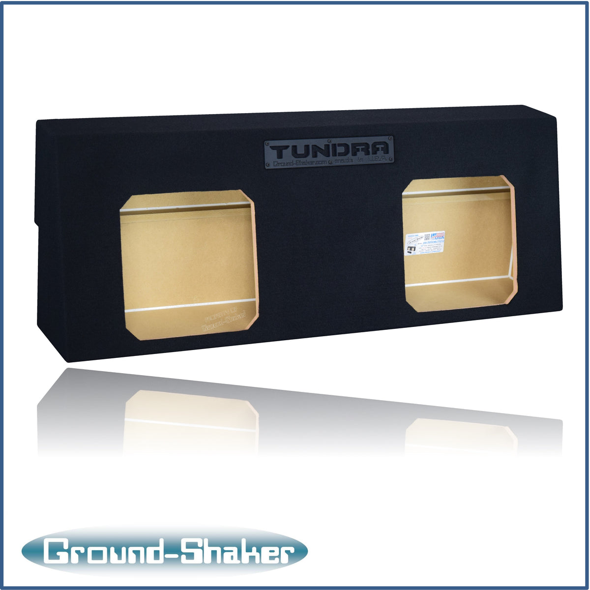 Ground Shaker GS-TOYCML7T212B subwoofer enclosure for Fits 07–13 Toyota Tundra CrewMax