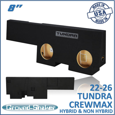 Ground Shaker GS-TOYMX28B subwoofer enclosure for Fits 22–26 Toyota Tundra CrewMax