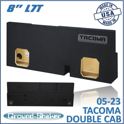 Ground Shaker GS-TOYTXL7T28B subwoofer enclosure for Fits 05–23 Toyota Tacoma Double Cab