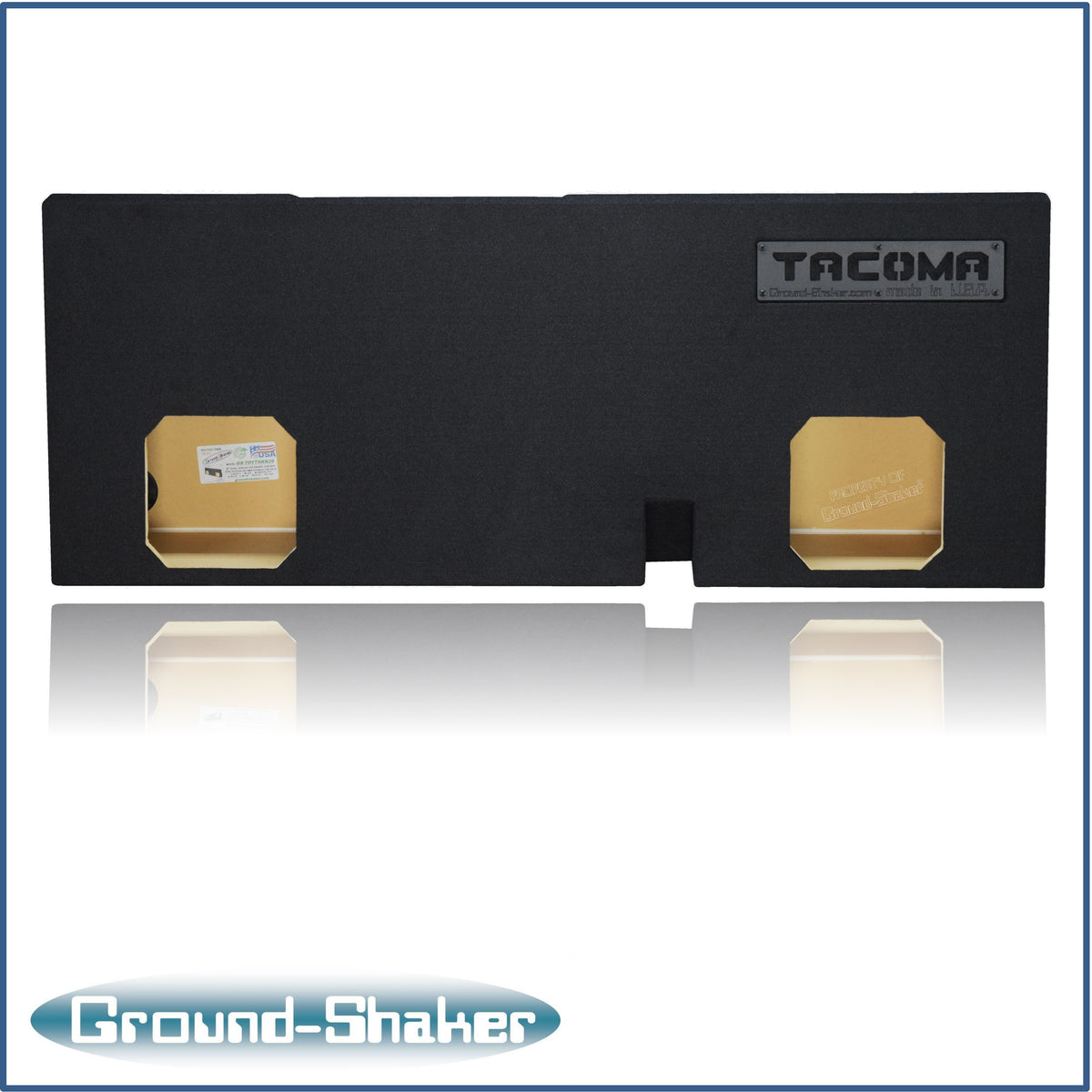 Ground Shaker GS-TOYTXL7T28B subwoofer enclosure for Fits 05–23 Toyota Tacoma Double Cab