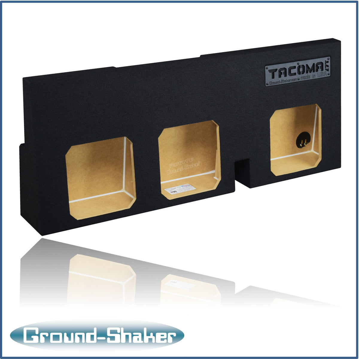 Ground Shaker GS-TOYTXL7T310B subwoofer enclosure for Fits 05–23 Toyota Tacoma Double Cab