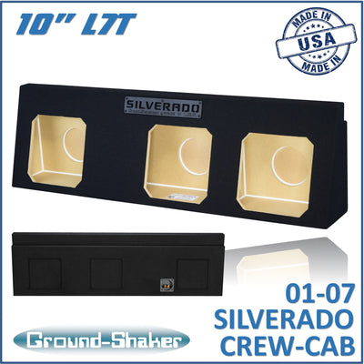 GS-WCHVL7T310B subwoofer enclosure for Fits 01–07 Chevy Silverado Crew Cab