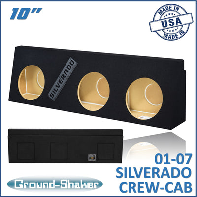 GS-WCHV310B subwoofer enclosure for Fits 01–07 Chevy Silverado Crew Cab