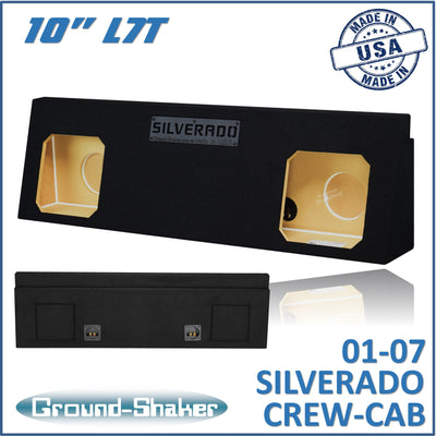 GS-WCHVL7T210B subwoofer enclosure for Fits 01–07 Chevy Silverado Crew Cab
