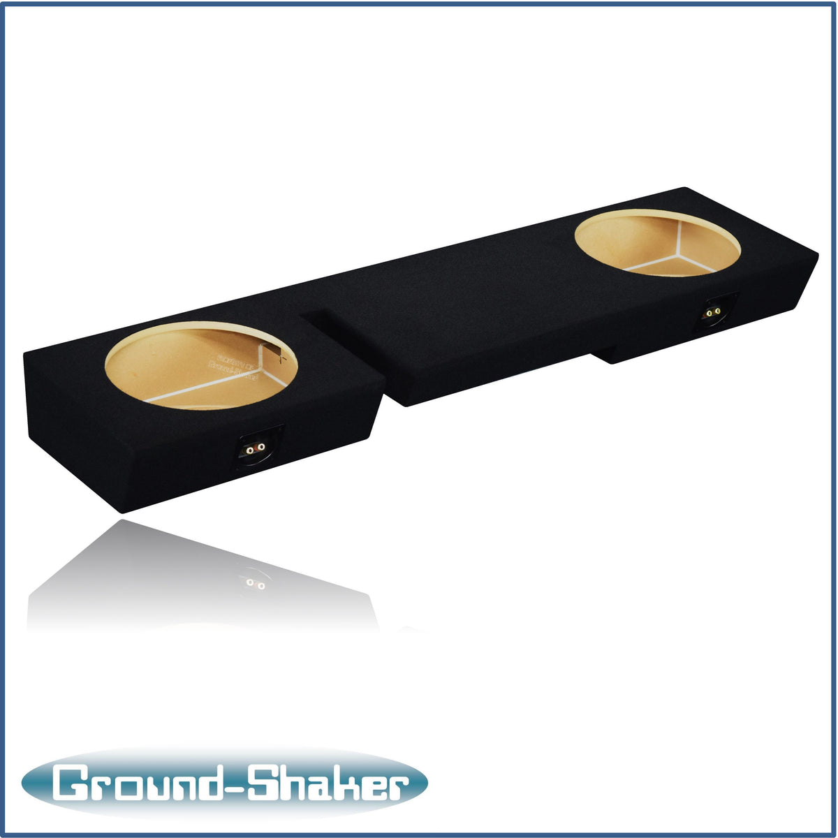 Ground Shaker GS-WF150212B dual 12 inch sealed enclosure for 97–99 Ford F-150 Ext-Cab — side view