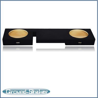 Ground Shaker GS-WF150212B dual 12 inch sealed enclosure for 97–99 Ford F-150 Ext-Cab — terminal detail