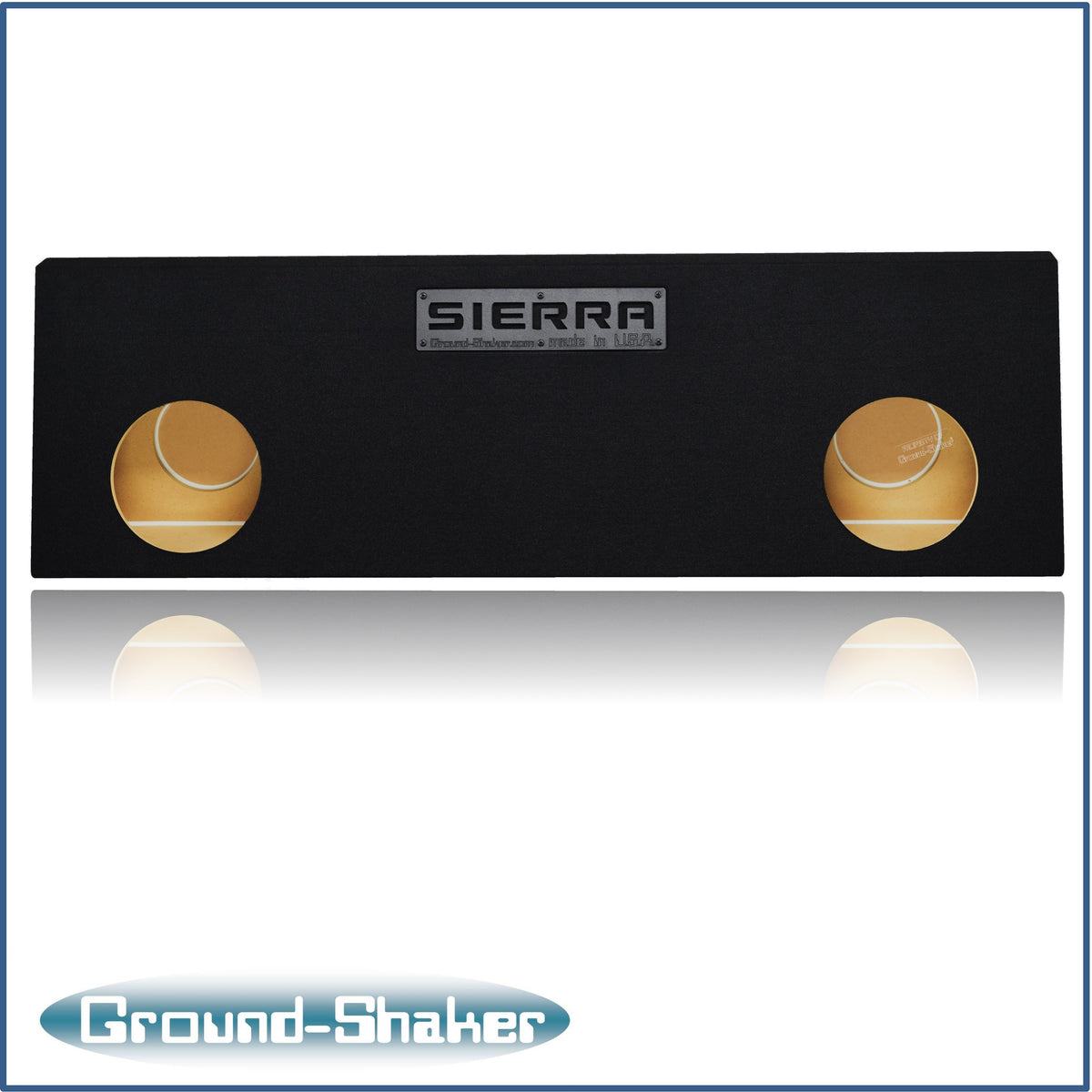 Ground Shaker GS-WGM28B subwoofer enclosure for Fits 01–07 GMC Sierra Crew Cab