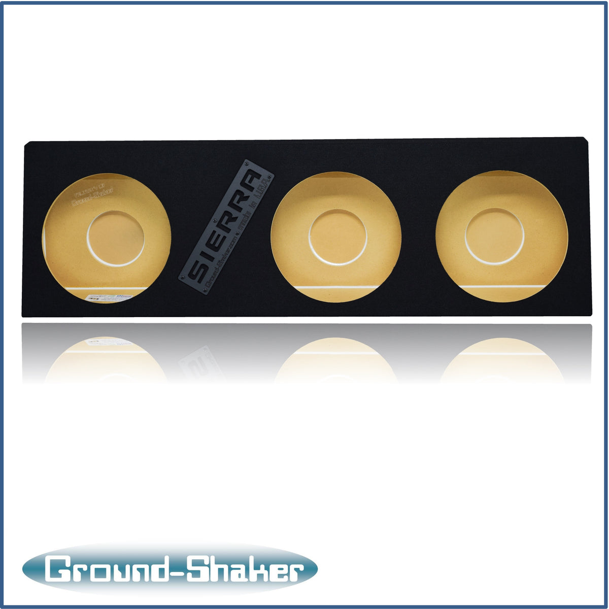 Ground Shaker GS-WGM312B subwoofer enclosure for Fits 01–07 GMC Sierra Crew Cab