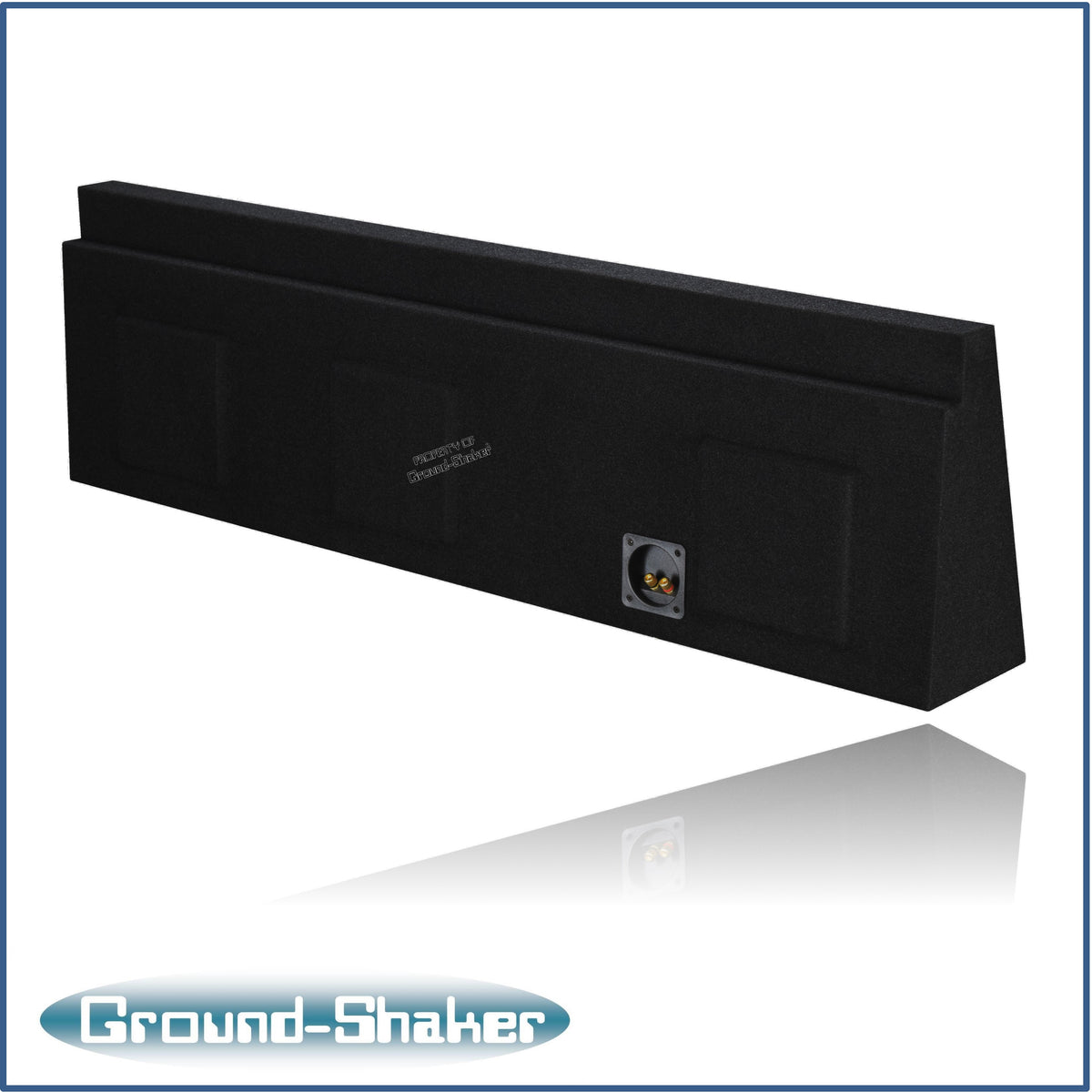 Ground Shaker GS-WGM38B subwoofer enclosure for Fits 01–07 GMC Sierra Crew Cab