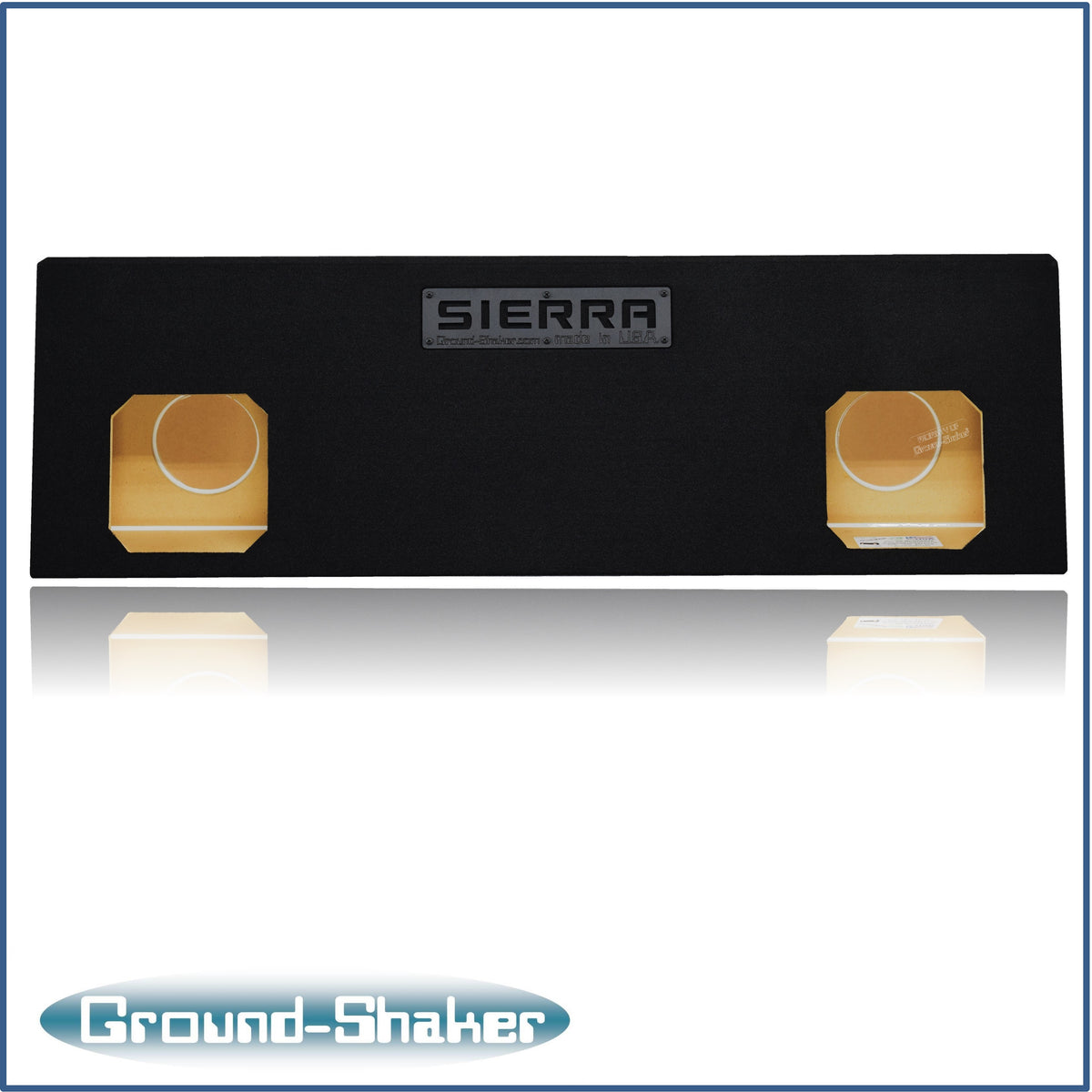 Ground Shaker GS-WGMKK28B subwoofer enclosure for Fits 01–07 GMC Sierra Crew Cab