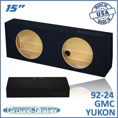 Ground Shaker GS-YKBF215B subwoofer enclosure for Fits 95–24 GMC Yukon