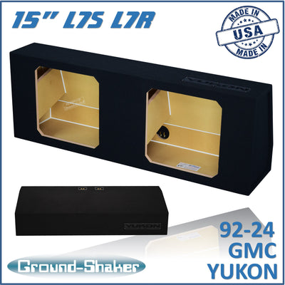 Ground Shaker GS-YKBFKK215B subwoofer enclosure for Fits 95–24 GMC Yukon
