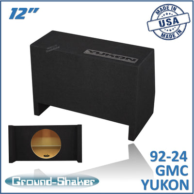 Ground Shaker GS-YKDF112B subwoofer enclosure for Fits 92–24 GMC Yukon