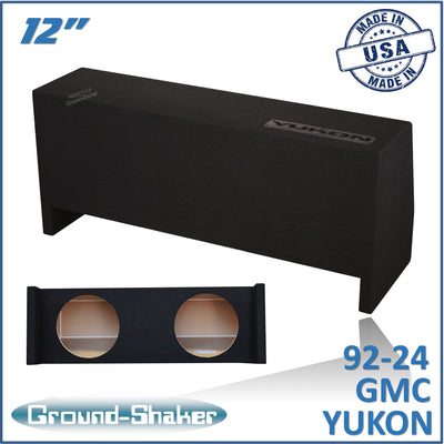 Ground Shaker GS-YKDF212B subwoofer enclosure for Fits 92–24 GMC Yukon