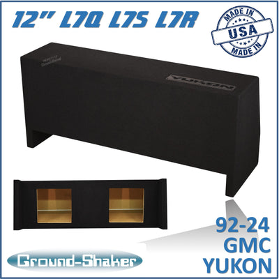 Ground Shaker GS-YKDFKK212B subwoofer enclosure for Fits 92–24 GMC Yukon