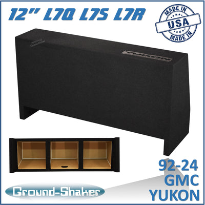Ground Shaker GS-YKDFKK312B subwoofer enclosure for Fits 92–24 GMC Yukon