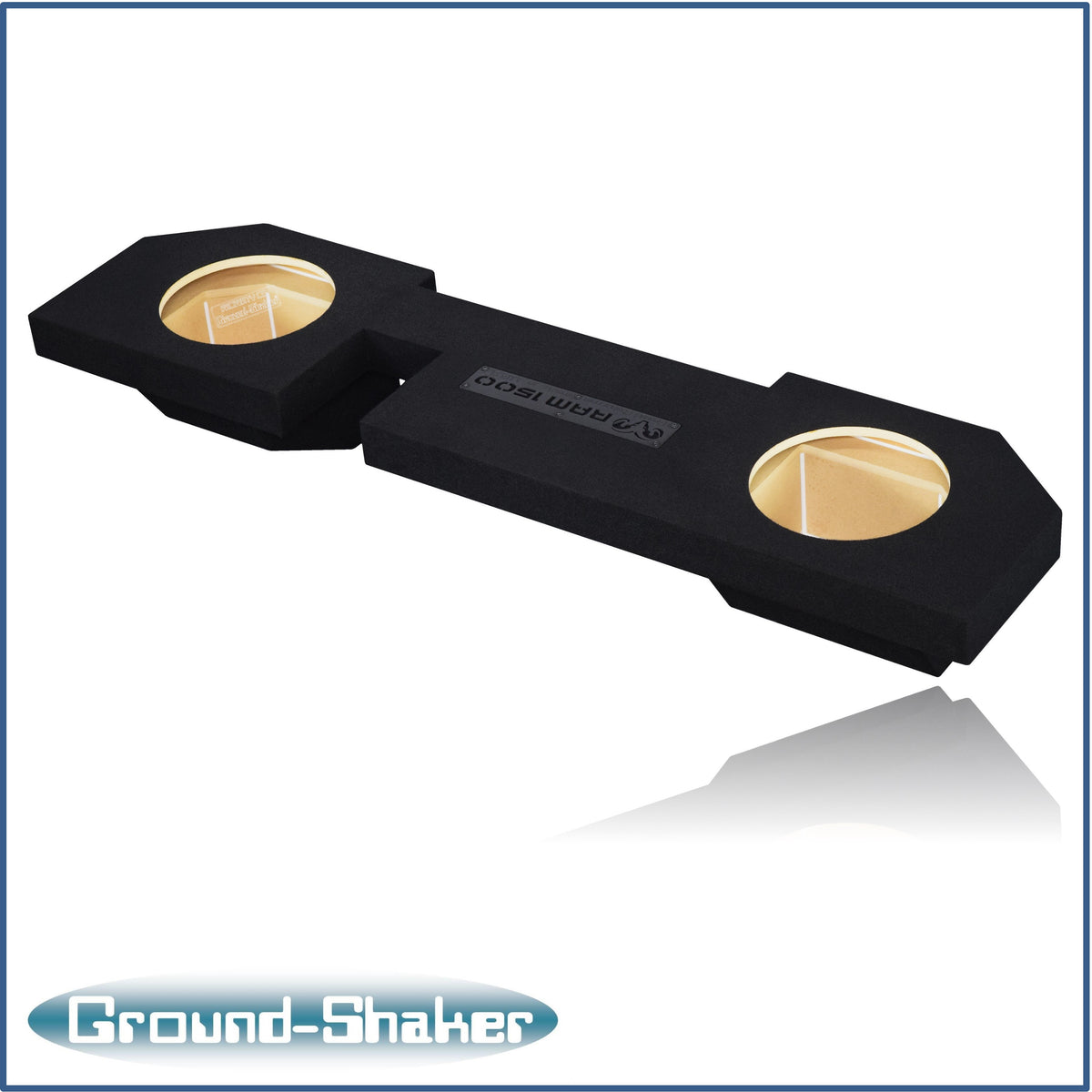 Ground Shaker GS-ZDG1500210B subwoofer enclosure for Fits 02–18 Dodge Ram 1500 Crew Cab & Quad Cab