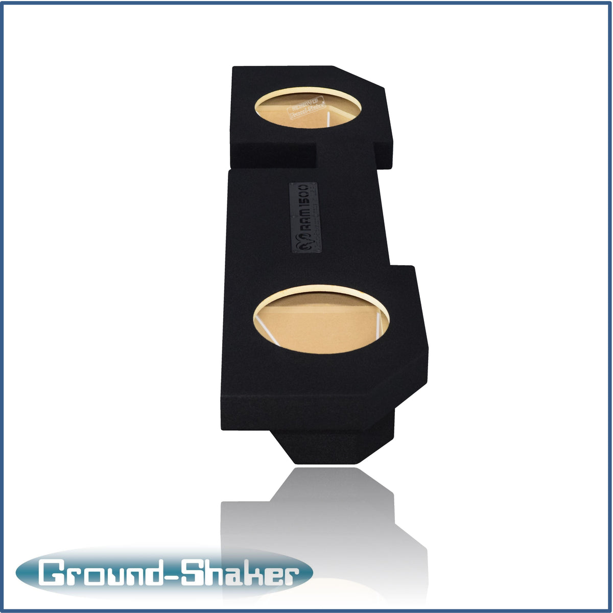 Ground Shaker GS-ZDG1500210B subwoofer enclosure for Fits 02–18 Dodge Ram 1500 Crew Cab & Quad Cab