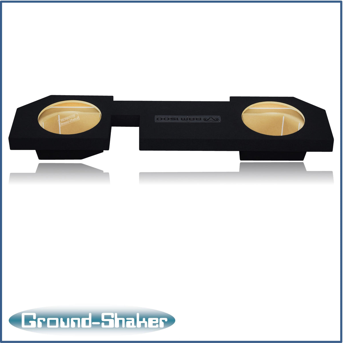 Ground Shaker GS-ZDG1500212B subwoofer enclosure for Fits 02–18 Dodge Ram 1500 Crew Cab & Quad Cab