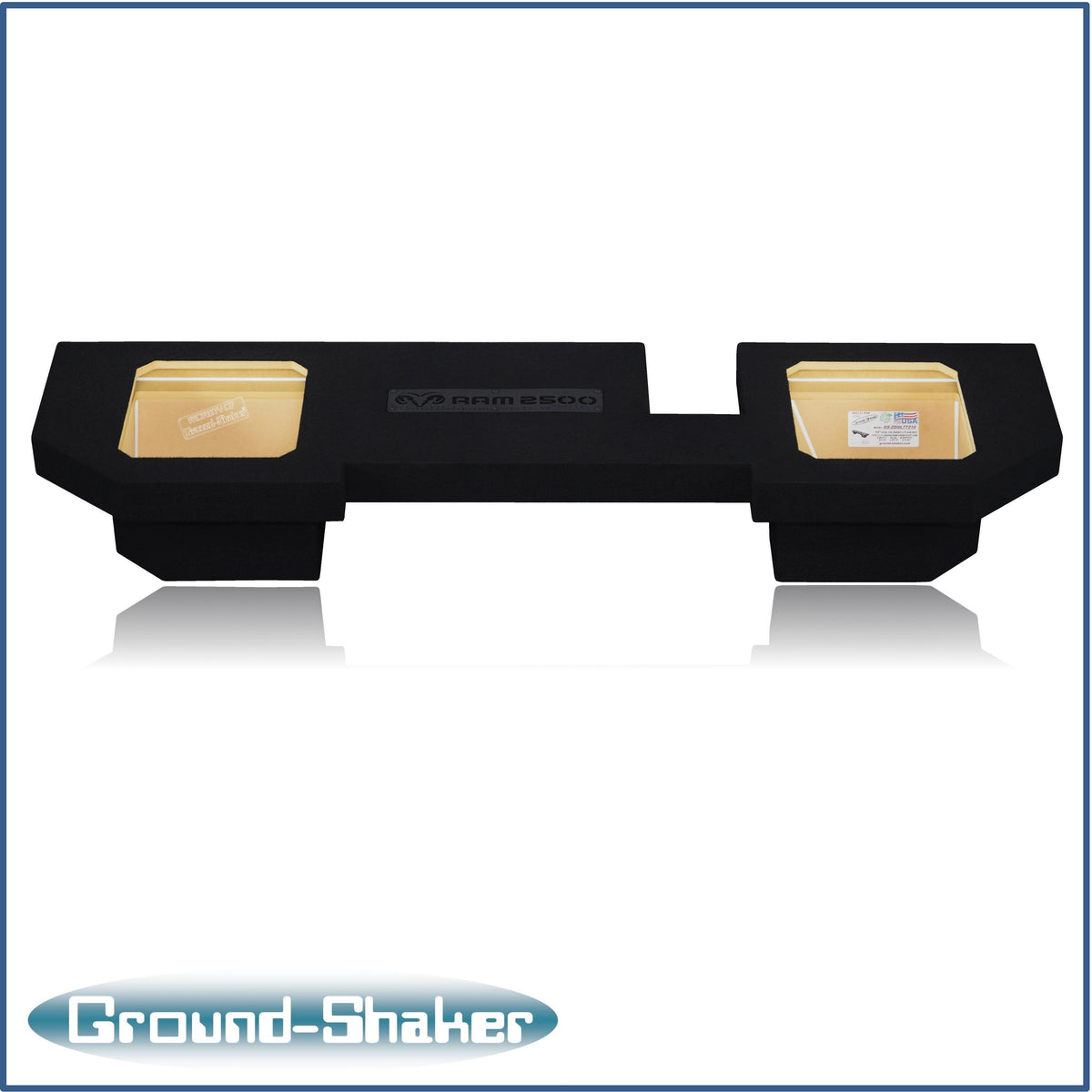Ground Shaker GS-ZDG2500L7T210B subwoofer enclosure for Fits 03–24 Dodge Ram 2500/3500 Crew Cab & Quad Cab