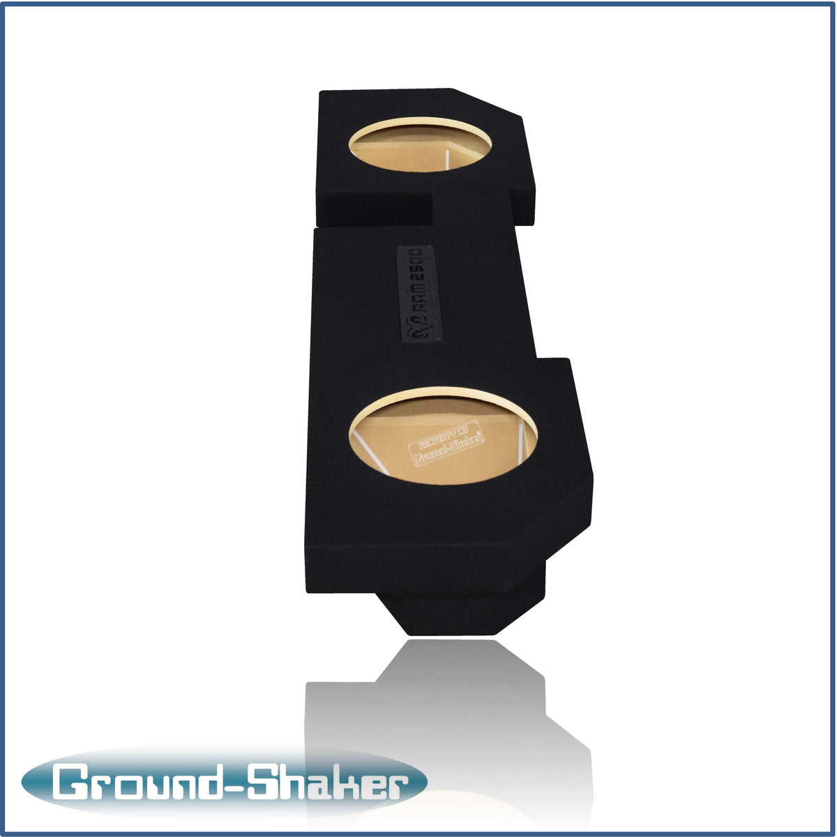 Ground Shaker GS-ZDG2500TW3210B subwoofer enclosure for Fits 03–24 Dodge Ram 2500/3500 Crew Cab & Quad Cab