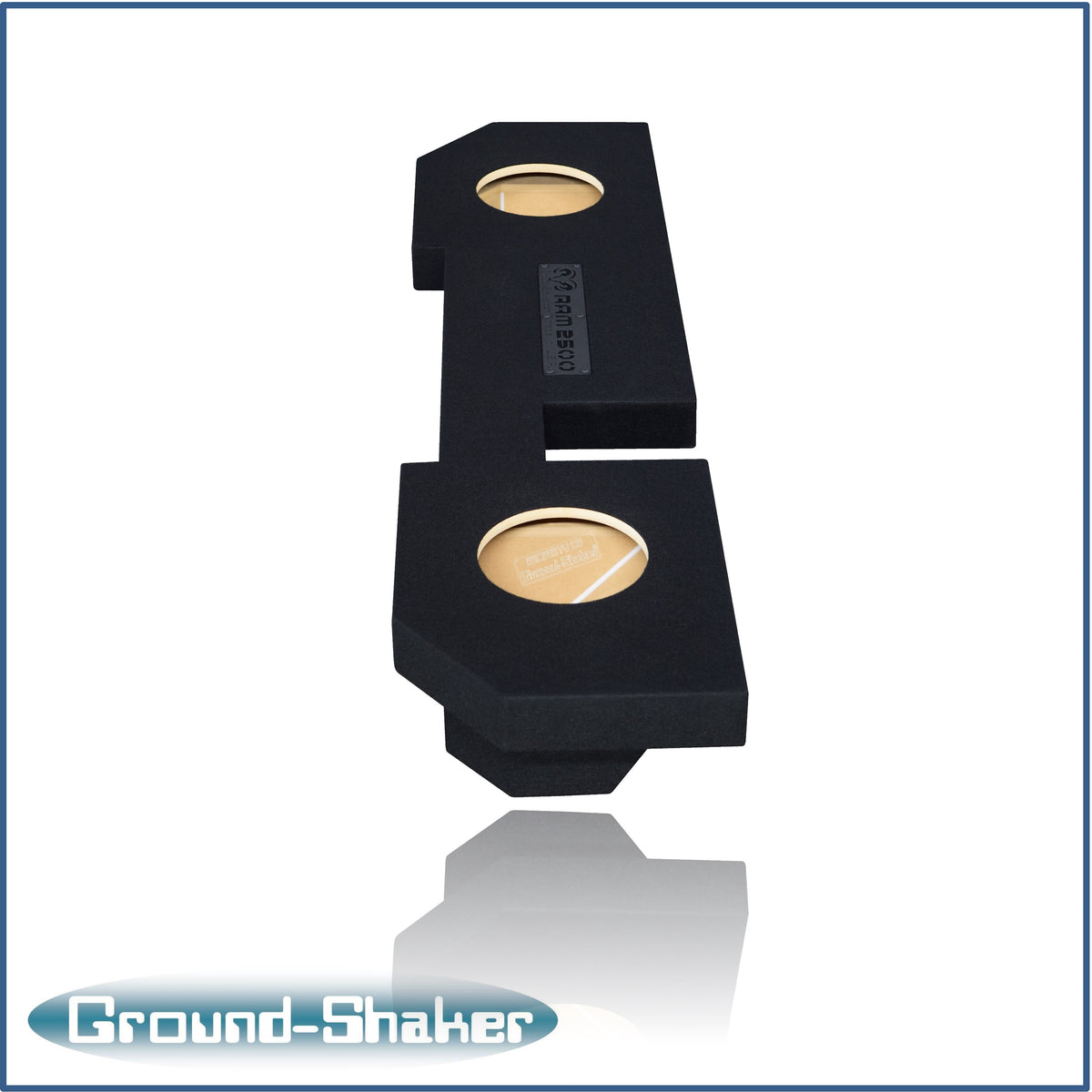 Ground Shaker GS-ZDG250028B subwoofer enclosure for Fits 03–24 Dodge Ram 2500/3500 Crew Cab & Quad Cab