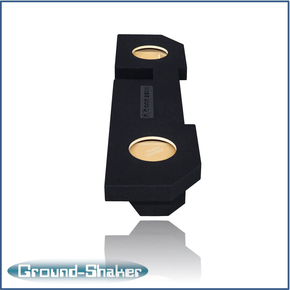 Ground Shaker GS-ZDG250028B subwoofer enclosure for Fits 03–24 Dodge Ram 2500/3500 Crew Cab & Quad Cab