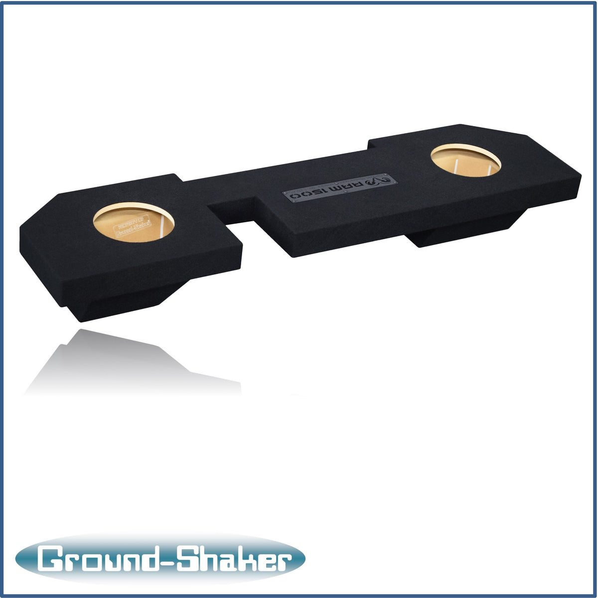 Ground Shaker GS-ZDG150028B subwoofer enclosure for Fits 02–18 Dodge Ram 1500 Crew Cab & Quad Cab