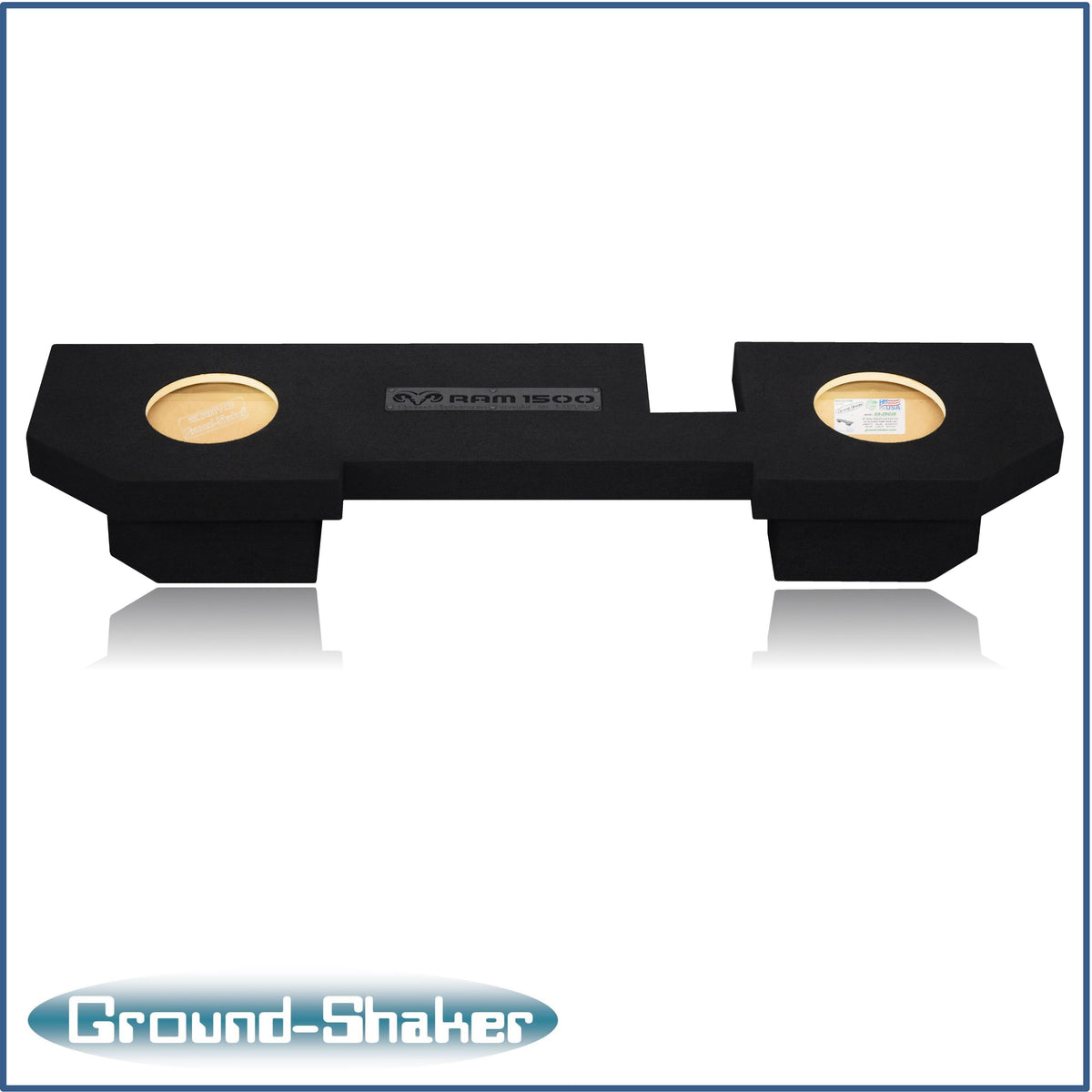 Ground Shaker GS-ZDG150028B subwoofer enclosure for Fits 02–18 Dodge Ram 1500 Crew Cab & Quad Cab