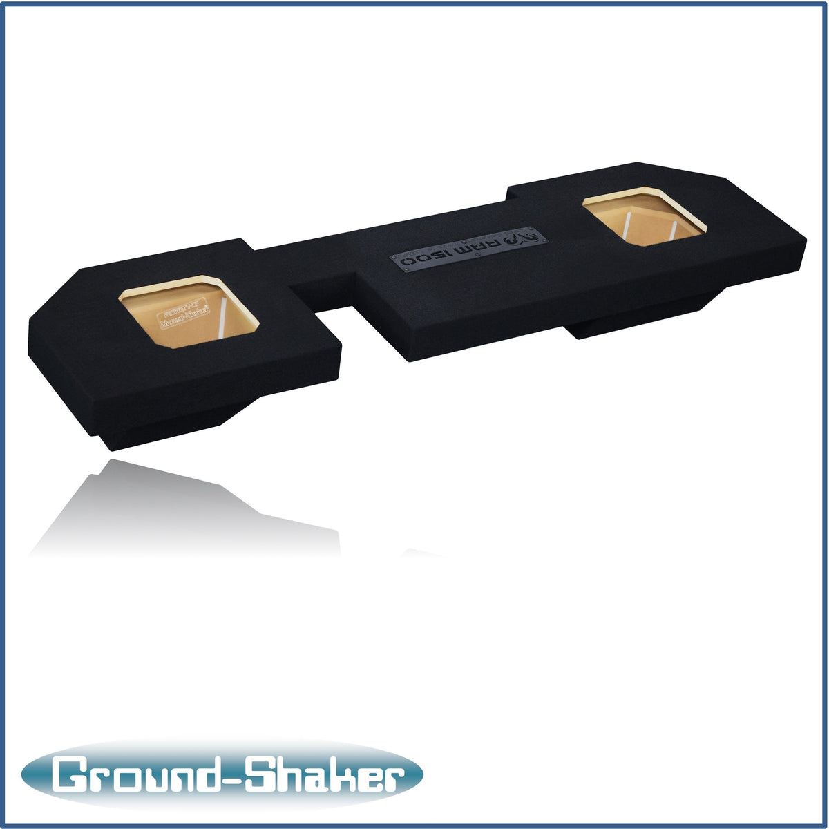 Ground Shaker GS-ZDG1500KK28B subwoofer enclosure for Fits 02–18 Dodge Ram 1500 Crew Cab & Quad Cab