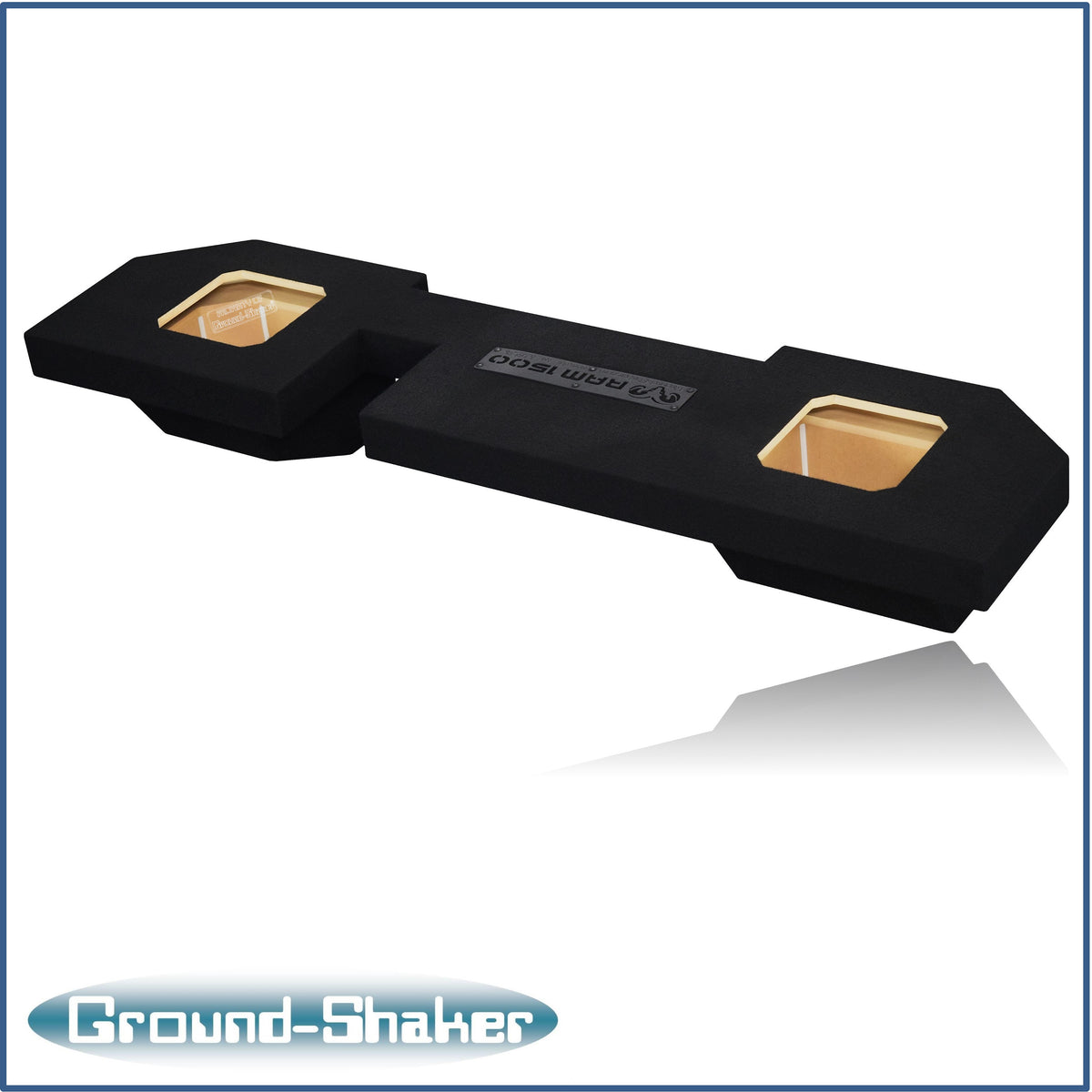 Ground Shaker GS-ZDG1500KK28B subwoofer enclosure for Fits 02–18 Dodge Ram 1500 Crew Cab & Quad Cab