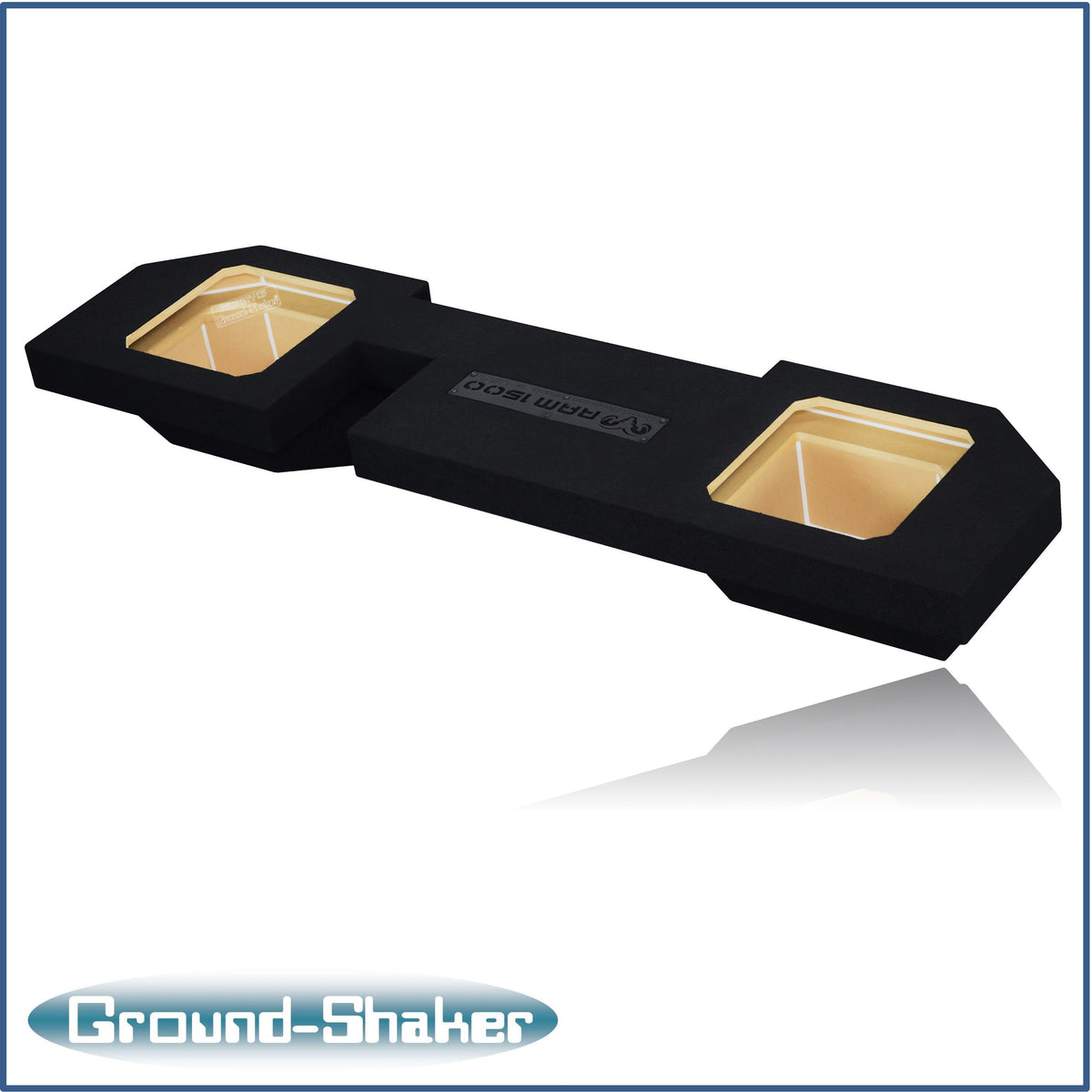 Ground Shaker GS-ZDG1500L7T210B subwoofer enclosure for Fits 02–18 Dodge Ram 1500 Crew Cab & Quad Cab