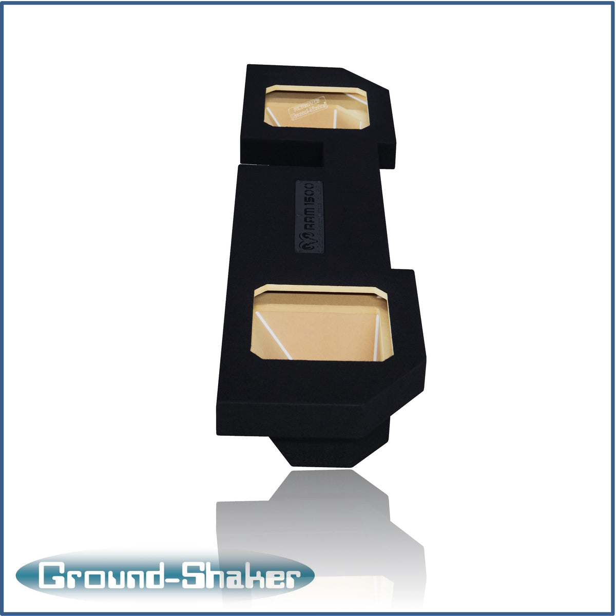 Ground Shaker GS-ZDG1500L7T210B subwoofer enclosure for Fits 02–18 Dodge Ram 1500 Crew Cab & Quad Cab