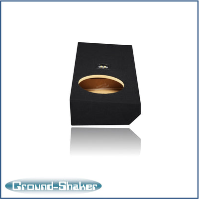 Ground Shaker GS-ZF150110B 10 inch sealed enclosure for 04–08 Ford F-150 — angle view