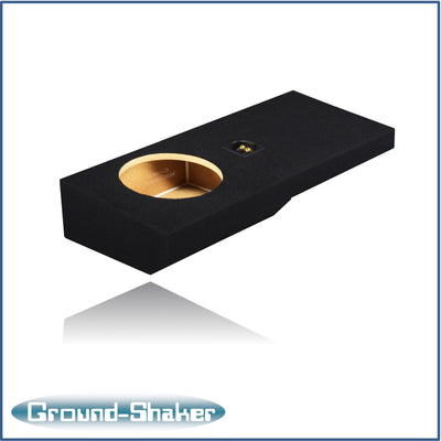 Ground Shaker GS-ZF150110B 10 inch sealed enclosure for 04–08 Ford F-150 — side view