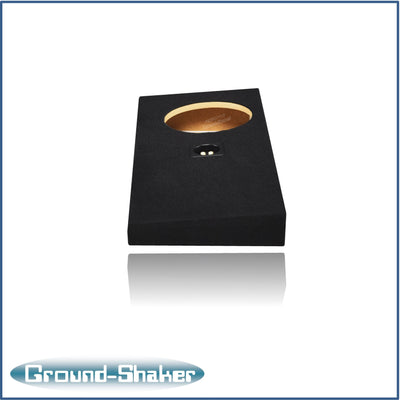 Ground Shaker GS-ZF150110B 10 inch sealed enclosure installed under rear seat of Ford F-150